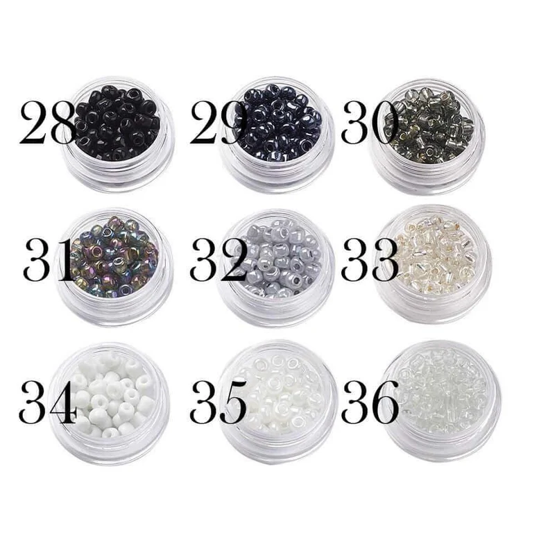 Seed beads 4mm (Mermaid packs)