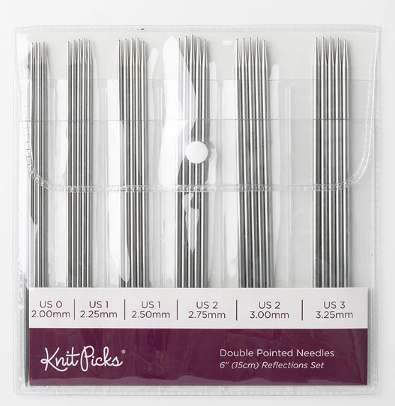 Reflections DPNs Sock Set - 6" Knit Picks 🐦