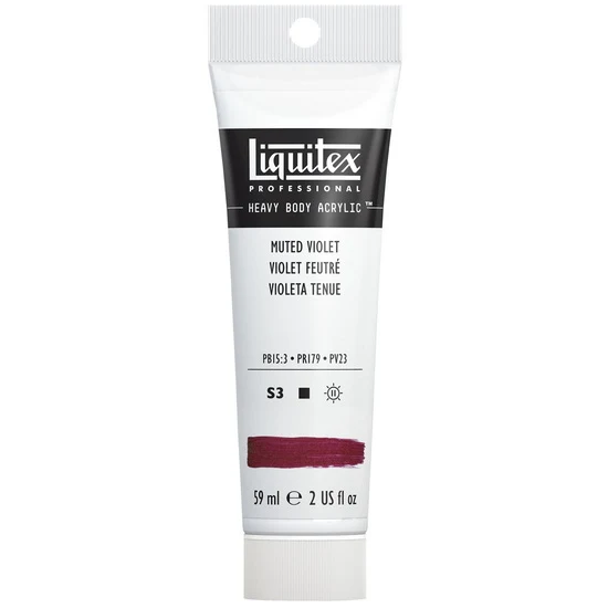 Acrylic hb - 2oz - muted violet - s3