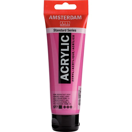 Amsterdam Acrylic Purple Red Permanent Light - 120ml