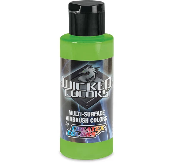 Wicked Airbrush Colors Pearl Lime Green - 59ml
