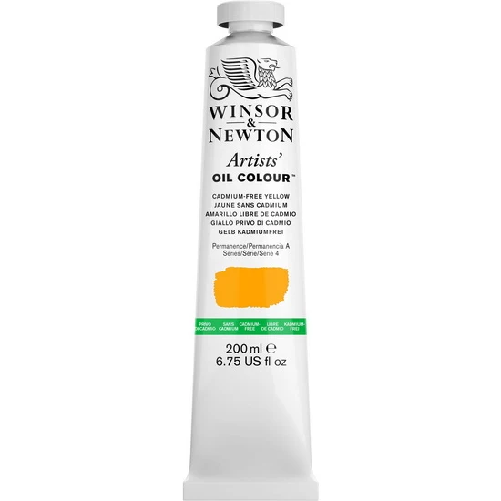 Artist oil - 200ml - cadmium-free yellow - s4