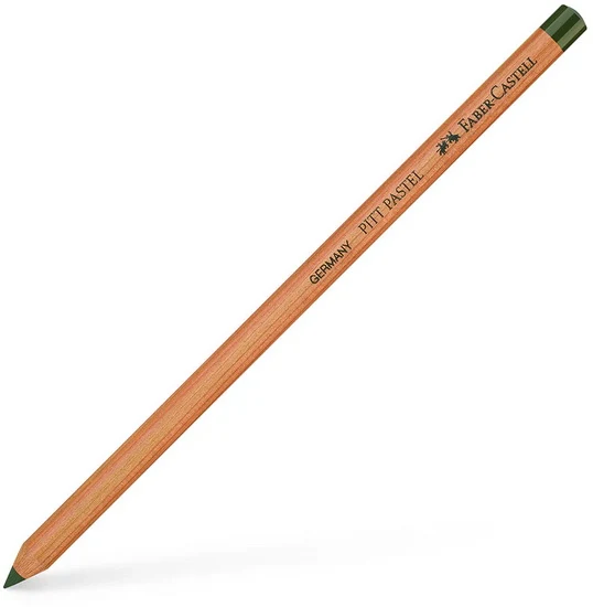 Pastel pencil opaque chrome green
