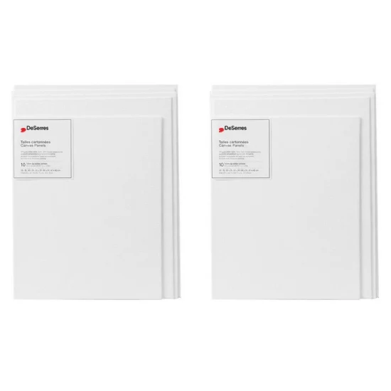 Asst. Canvas Boards (5x7 8x10,9x12,11x14,12x16in) -10 pcs
