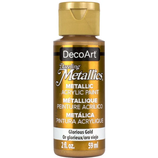 Americana Acrylic Dazzling Metallics Glorious Gold - 60ml