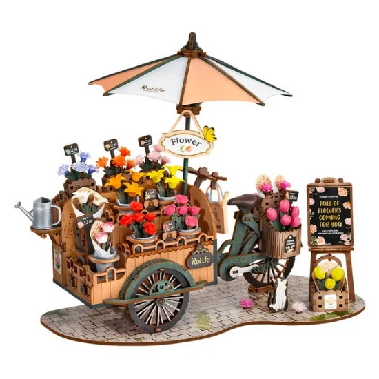 Chariot de fleurs à bricoler