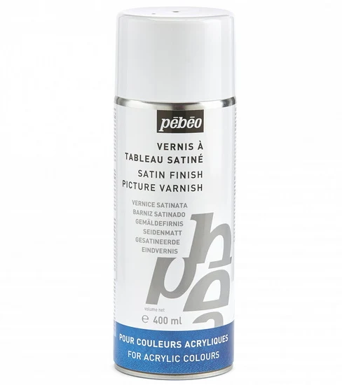 Picture varnish spray - acrylic colours - 400ml - satin