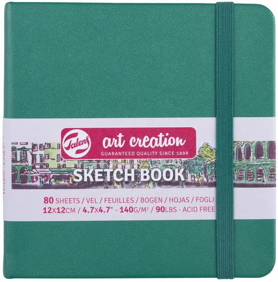 Sketchbook Art Creation Green Forest - 12X12CM