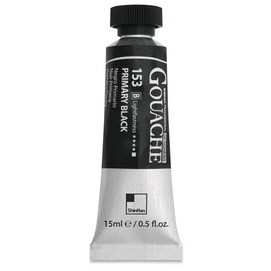 Designers Gouache Primary Black Series B - 15ml
