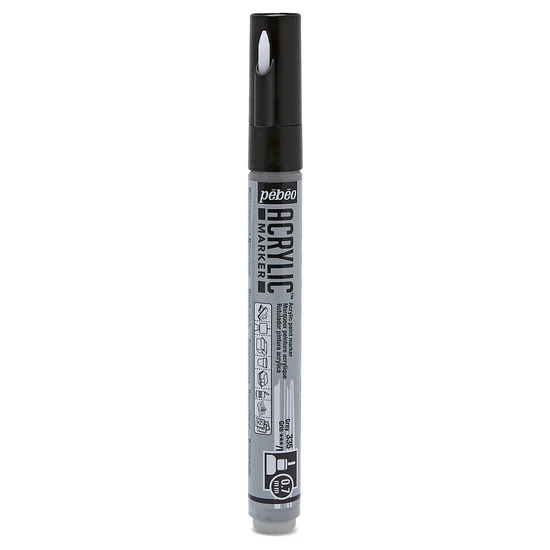 Acrylic marker - decomarker - 0.7 mm - grey