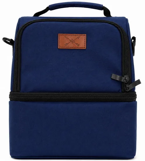 Lunch bag 2 compartments - Blue