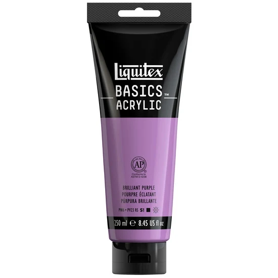 Basics acrylic - 8oz - brilliant purple