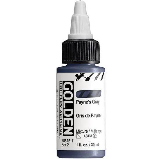 Acrylic high flow - 1 oz paynes gray s2