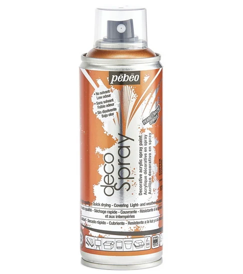 Acrylic spray - décospray - 200ml - copper