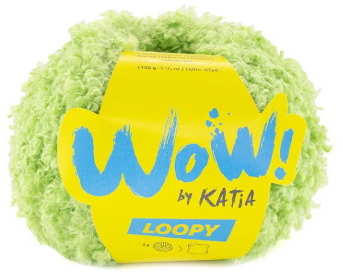 Wow Loopy Yarn Lime Green - 150g