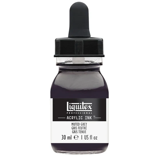 Acrylic Ink Muted Gray- 30ml