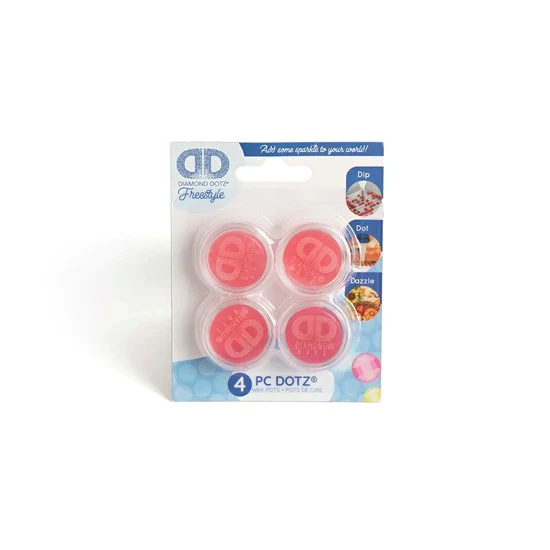 4-Pack Diamond Dotz Freestyle Wax Pots