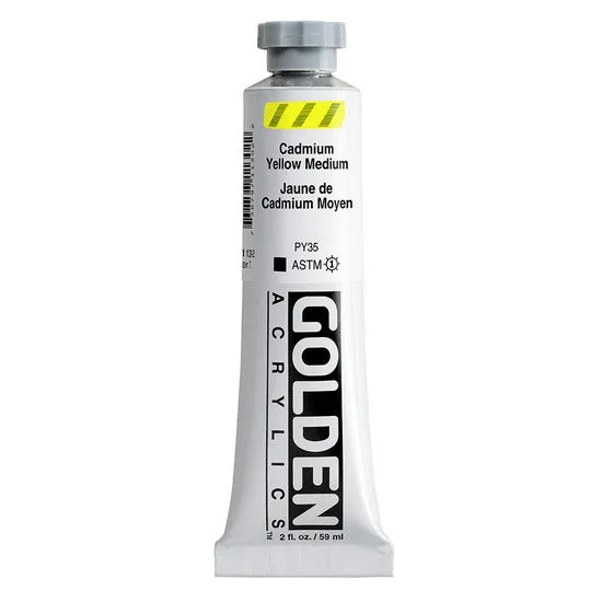 Acrylic heavy body - 2 oz cadmium yellow medium s7