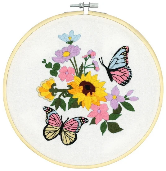 Butterfly Embroidery Kit