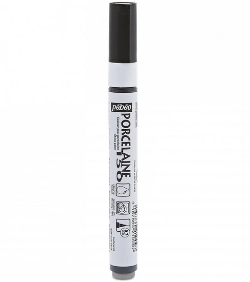 Porcelain marker - porcelaine 150 - 0.7mm - anthracite black