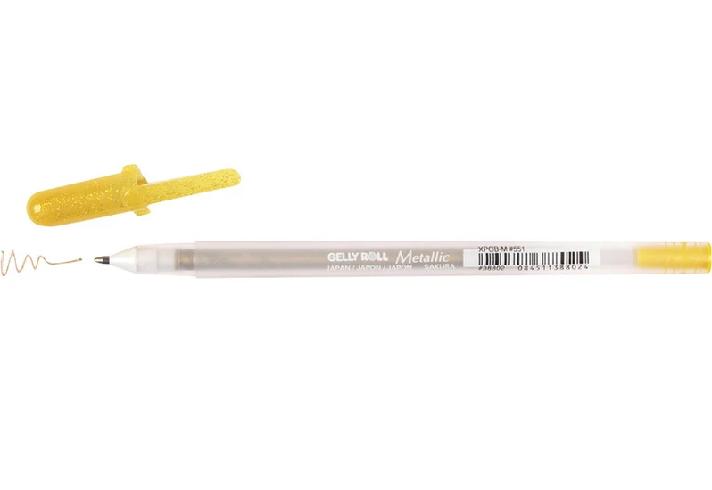 Gel pen gelly roll 0.4mm metallic gold