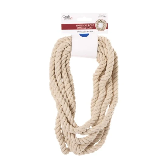 Cotton rope - 10mm - 4m