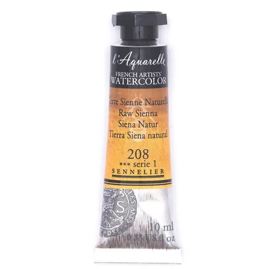 Watercolor tube - 10ml - raw sienna - s1