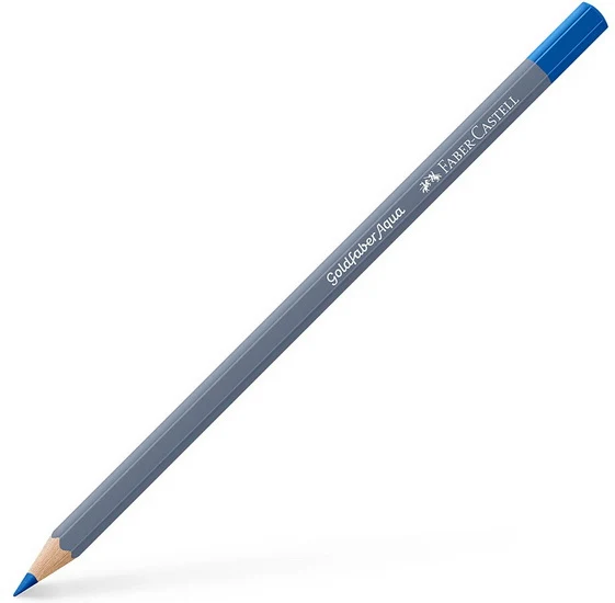 Goldfaber aqua watercolour pencil bluish turquoise