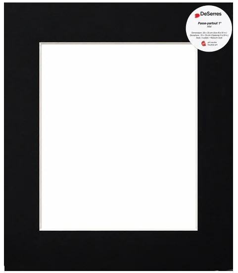 Mat Black 16x20/11x14"