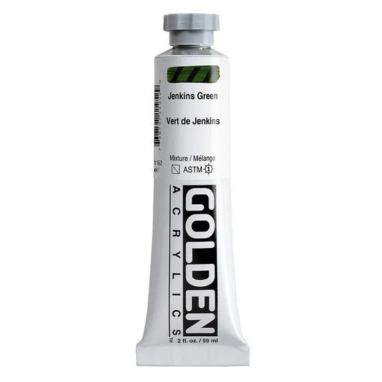 Acrylic heavy body - 2 oz jenkins green s7