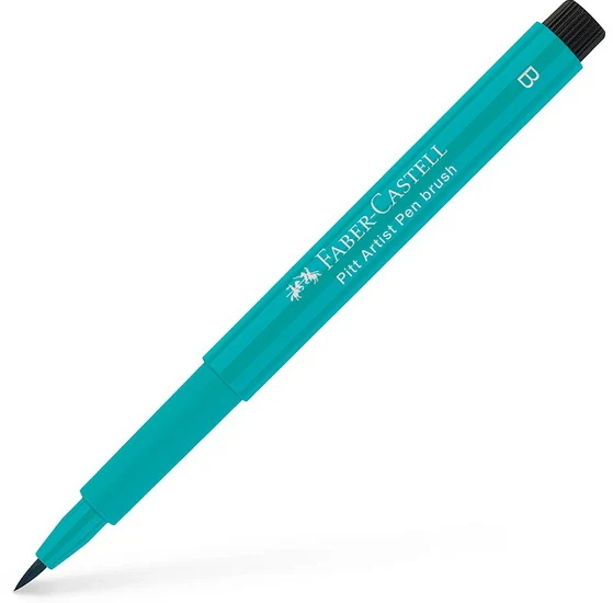 Pitt brush tip marker cobalt green