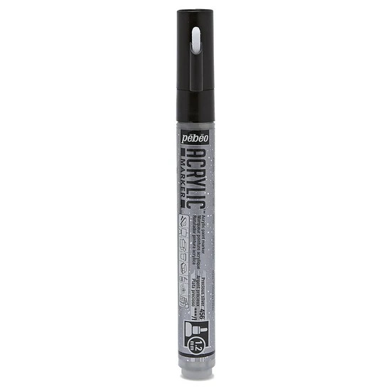 Paint marker - decomarker - 1.2mm - precious silver