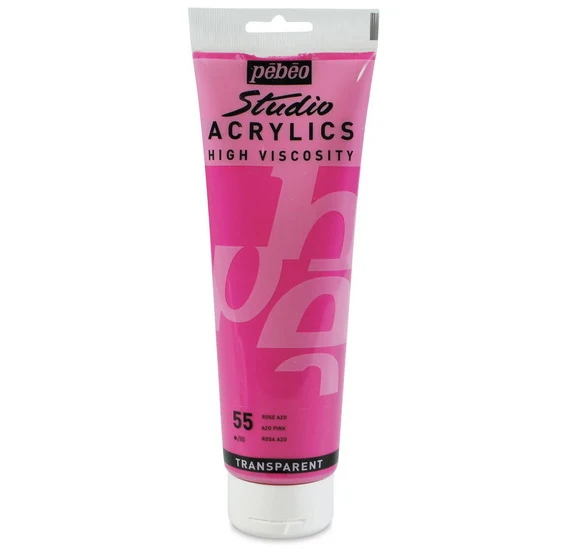 Acrylic hv - studio - 250ml - azo pink