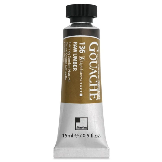 Designers gouache 15ml - umber earth series a