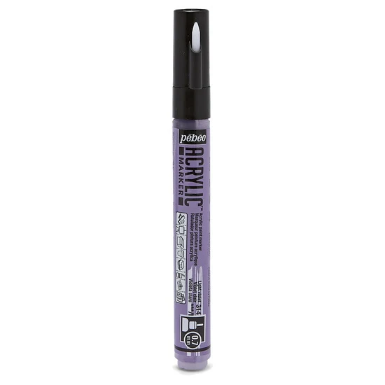Acrylic marker - decomarker - 0.7 mm - lavender