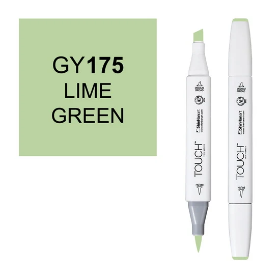 Touch Brush Marker Lime Green