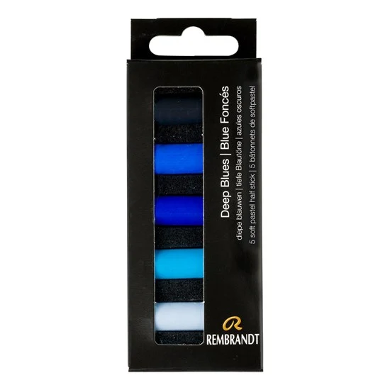Soft Half Pastel Set Deep Blue (5)