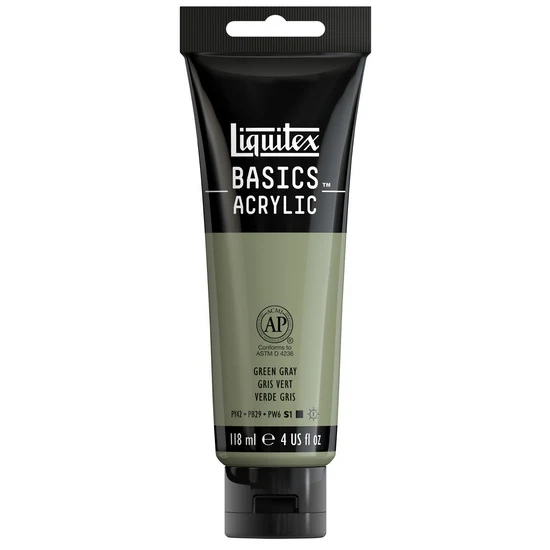Basics acrylic - 4oz - green gray