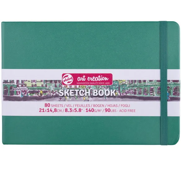 Art Creation Forest Green Sketchbook - 21X14cm