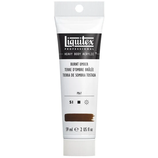 Acrylic hb - 2oz - burnt umber - s1