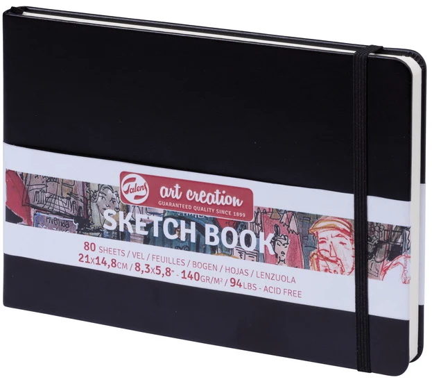 Art Creation Black Sketchbook - 21X14cm