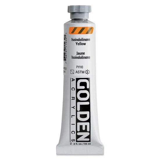 Acrylic heavy body - 2 oz isoindolinone yellow s6