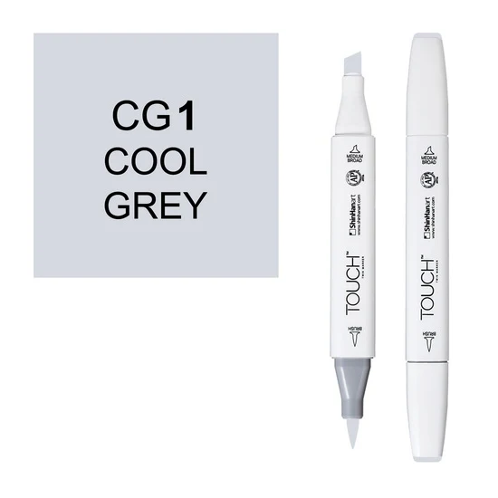 Touch Brush Marker Cool Grey no.1