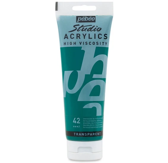 Acrylic hv - studio - 250ml - phthalo emerald green