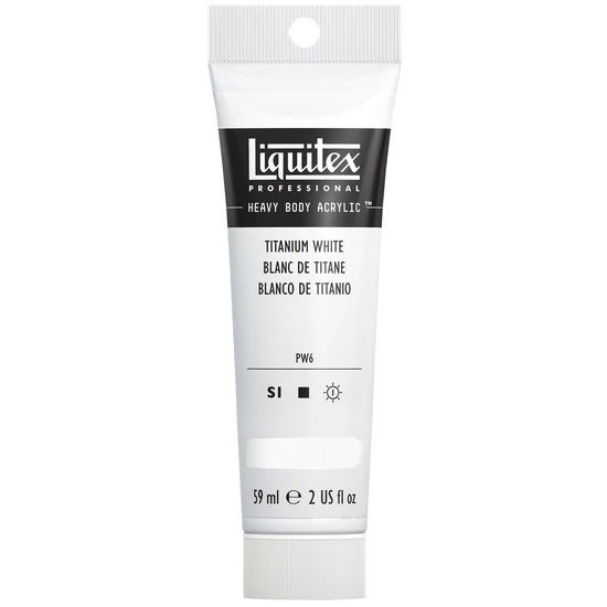Acrylic hb - 2oz - titanium white - s1