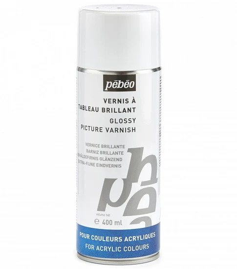 Picture varnish spray - acrylic colours - 400ml - glossy