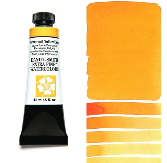 Watercolor Tube Permanent Yellow Deep S2 - 15ml
