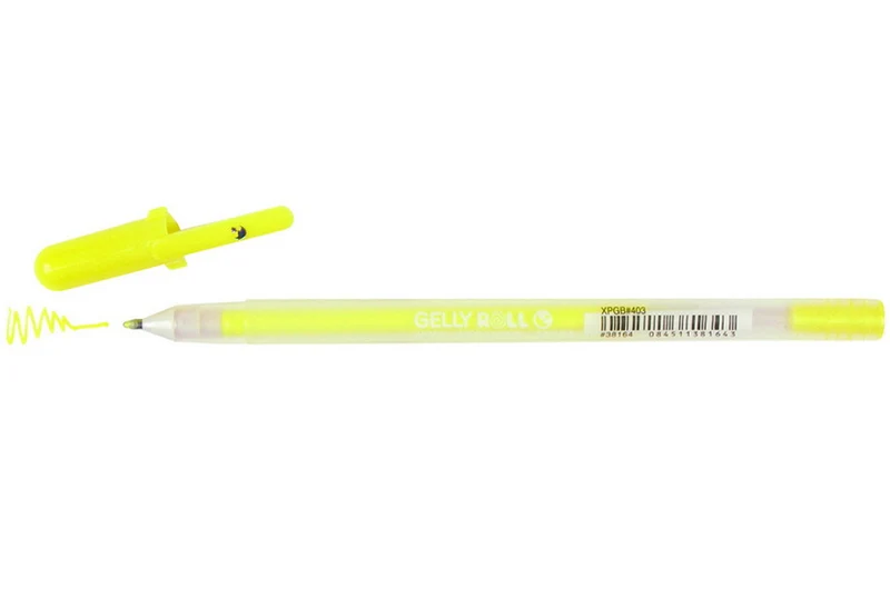 Gel pen gelly roll moonlight 0.5mm fluorescent yellow
