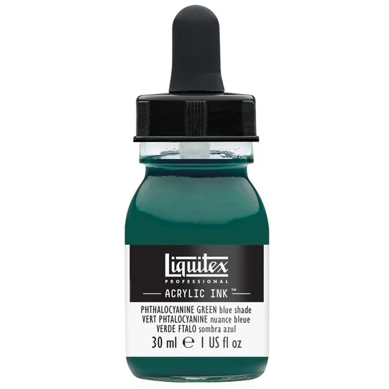 Acrylic Ink Phthalocyanine Green Blue Shade- 30ml