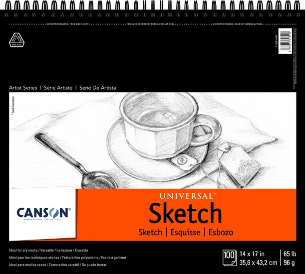 Sketchbook - spiral - 65lb - 14x17in (100s)